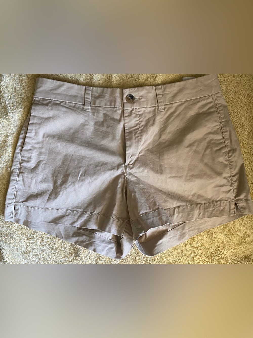 Old Navy Men's Flat Front Chino Shorts - Light Taupe